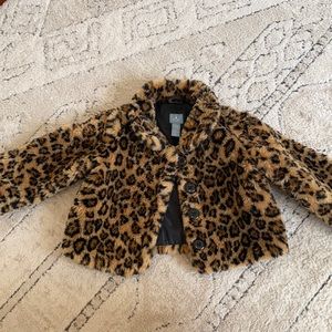 Baby gap cheetah coat